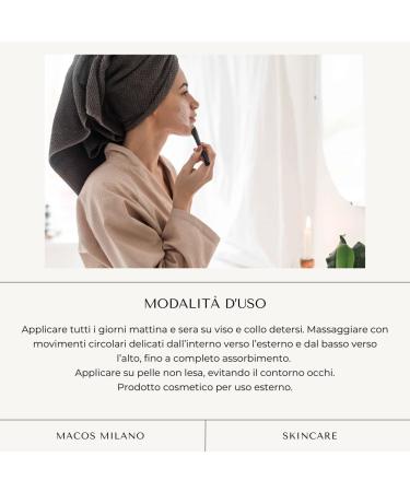 MACOS MILANO Antiaging black cream cleansing detoxifying and antismog with vegetable charcoal moisturizing and antiaging for radiant and renewed skin 50 ml - Buy Online on GoSupps.com