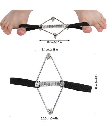 Bunion Corrector Strap | Hallux Valgus Toe Stretcher for Foot Care | Stretchy Belt & Exercises Trainer - Buy Online on GoSupps.com