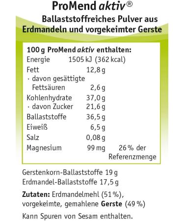  Dr. Metz ProMend aktiv The natural digestive aid (300 g) Supports intestinal activity* 100% plant-based For cereals yogurt fruit or as a hot porridge for breakfast - Buy Online on GoSupps.com