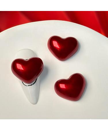 Love Shape New Year Crystal Heart Art Plush Heart Art Decoration Supplies For Girl Multi-color