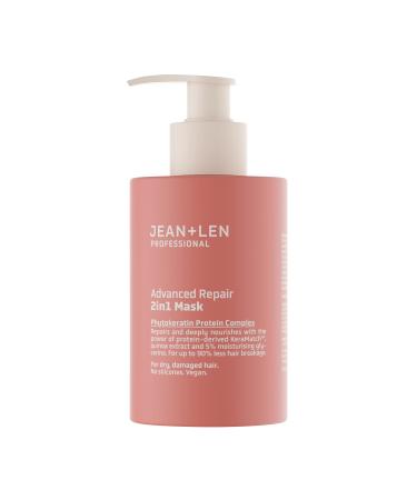 Jean & Len Masque 2en1 Professional Advanced Repair masque r parateur pour cheveux secs et ab m s nourrit intens ment r duit la casse utilisable en rin age ou sans rin age vegan 200 ml