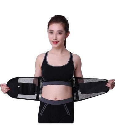 Adjustable Lumbar Support Belt for Men & Women - Back Pain Relief Brace for Squat Training | X-Large Size - Buy Online on GoSupps.com