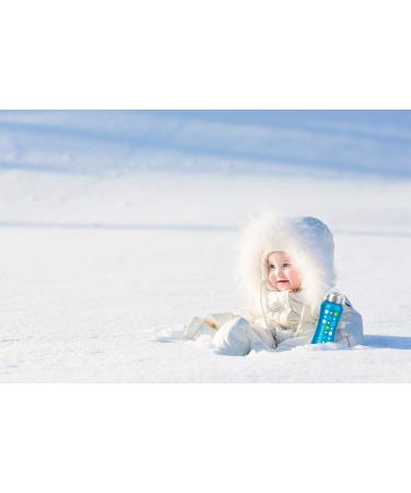 9oz Insulated Stainless Steel Baby Bottle | Non-Toxic Food-Grade | Leak-Free Design - Blue Sapphire Blue - Buy Online on GoSupps.com