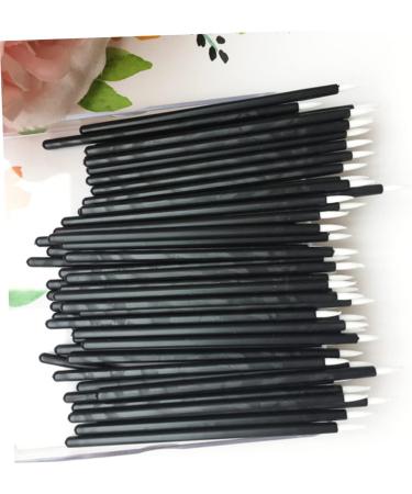 BELLIFFY 100pcs Eye Makeup Tools Eyeliner Smudge Brush Lip Scrubber Tool Eyeliner Applicator Tool 15cmX10cm Black - Buy Online on GoSupps.com