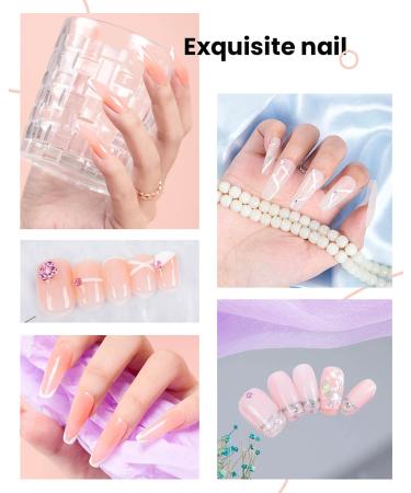 Phoenixy Poly Nail Gel Kit - 9 Colors Extension Builder Top Base Coat Manicure Starter Set for Women - Buy Online on GoSupps.com