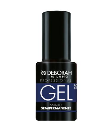 Deborah Milano Professional Gel nail polish semi-permanent No. 29 blue China clumsy effect long-lasting for intensive and shiny nails 4.5 ml