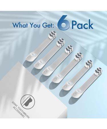 Buy Replacement Toothbrush Heads for Kids & Adults - Compatible with Quip Electric Toothbrush (Kids3 + Adult3) | International Shipping - Buy Online on GoSupps.com