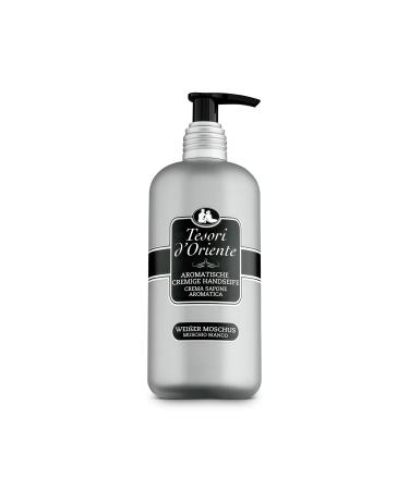 Tesori d'Oriente Liquid soap white musk 300 ml aromatic cream soap wellness ritual for body & senses white musk 300 ml (1 Pack)