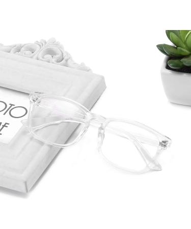 Suertree Blue Light Filter Reading Glasses for Men & Women - Anti-Tip Hinge - 1.00x Visual Aid - Block Harmful Blue Light - Buy Online on GoSupps.com