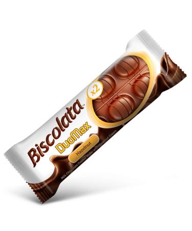 Biscolata Duomax Hazelnut Chocolate Wafer Bars - 16 Pack (32 Pieces), Snack Cookies - Buy Online on GoSupps.com
