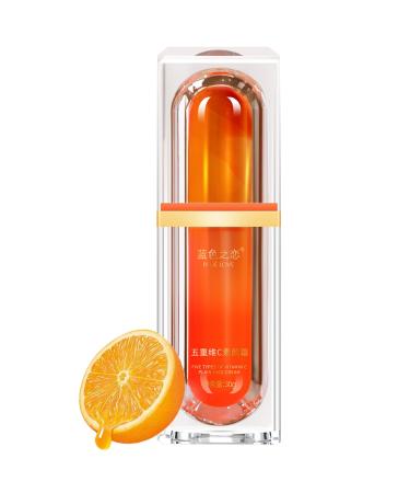 BLUE LOVE Five Vitamin C Tone Up Cream Silky Tinted Moisturizer & Makeup for Women Fast-Absorbing Cream Natural-Looking Finish for All Skin Types 5.5oz 5.5 Fl Oz (Pack of 1)