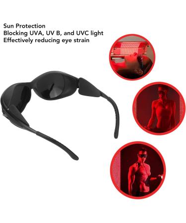 IPL Laser Safety Glasses Tanning Goggles Rubber Baffle Relieves Eye Strain Lightweight Protective Glasses for Tooth Whitening - Buy Online on GoSupps.com