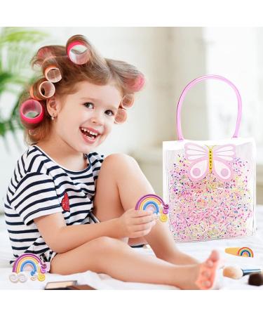 834pcs Girls Hair Accessories Set - Elastic Hair Ties, Hairpins, Clips - Birthday Gift for Toddler Girls - Buy Online on GoSupps.com