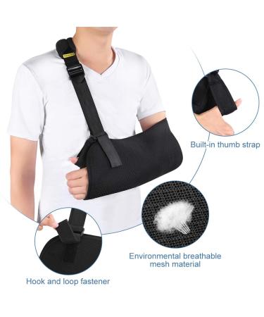 Health Gear Arm Sling - Breathable Mesh Shoulder Immobilizer for Adults | Support for Broken Arm Wrist & Elbow Injury (Left & Right Arm - Buy Online on GoSupps.com