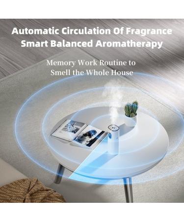 Home Essential Oil Diffuser Humidifier - LED Display 3-Stage Timing Aromatherapy Air Freshener for Large Rooms - White - Buy Online on GoSupps.com