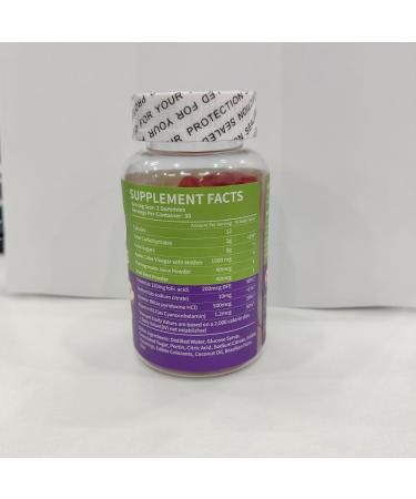 Buy Advanced Keto ACV Gummies with B12 | Pomegranate & Beet Juice - 59 Gummies for Optimal Weight Loss - Buy Online on GoSupps.com