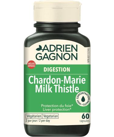 Adrien Gagnon - Milk Thistle for Liver Cleanse Detox - 60 Count - Buy Online on GoSupps.com