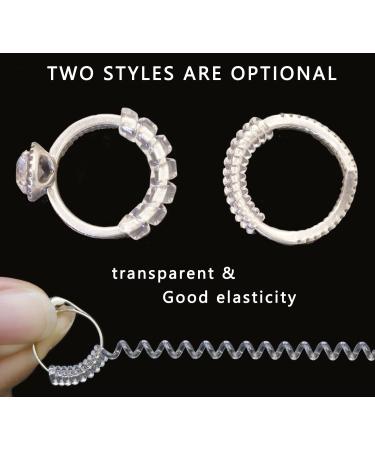 70 Pcs Ring Size Adjuster Set with Measuring Tool - Invisible Silicone Spiral Tightener for Women and Men - Fits Any Loose Rings - Buy Online on GoSupps.com