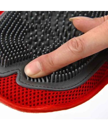 Sundaylike Life Nursing Shoe & Double-Sided Dog Massage Brush for Pets - Red One Size | Perfect for Cats & Dogs - Buy Online on GoSupps.com