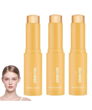 JIAOY Vitamin C serum stick whitening serum stick with vitamin C eye balm lightens and reduces swelling moisturizing balm for face and body compensates 3 pieces 3 pieces