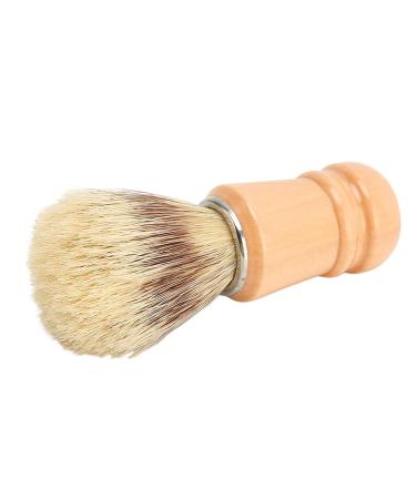 Premium Wooden Beard Shaving Brush - Handheld Lathering & Residue Removal for Travel - Buy Online on GoSupps.com