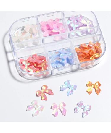 1 Box Nail Ornament Decorate Nails Stunning Visual Effect Bow-knot Nail Ornament DIY Craft Decorations Birthday Gift Multi - Buy Online on GoSupps.com