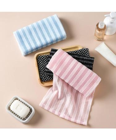 FRCOLOR 4pcs Long Bath Towels - Exfoliating Back Scrubber & Loofah Strap for Body Cleaning | Ideal for Daily Use & Fitness - Buy Online on GoSupps.com