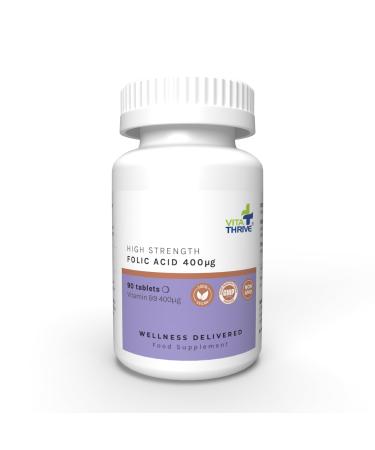 VitaThrive Folic Acid 400 g 90 Tablets