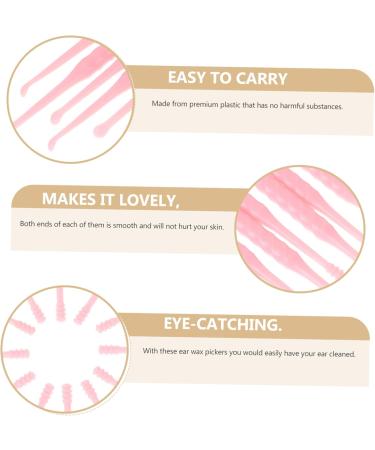 YOSADIER 12-Pack Disposable Plastic Earpicks Wax Picker Tools for Cleaning Convenient and Effortless to Use for Personal Care Random Color - Buy Online on GoSupps.com