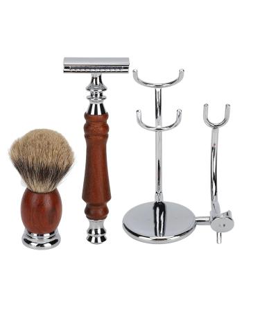 Natudeco Men's Razor Care Set - Premium Manual Shaving Kit with Brush Holder & Replacement Accessories - Perfect Gift for Fathers & Dads - Buy Online on GoSupps.com