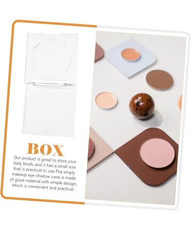 VALICLUD 12 Pcs Blush Box Eyeshadow Box Travel Cosmetic Case Blush Holding Plate Empty Eyeshadow Case Square - Buy Online on GoSupps.com