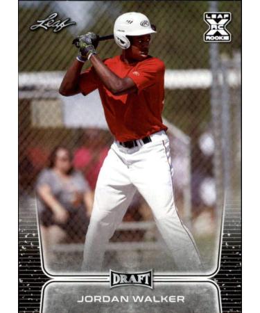 2020 Leaf Draft Baseball #42 Jordan Walker XRC Rookie Official Player Licensed Trading Card