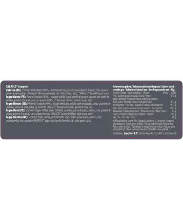 TABASCO Scorpion Sauce + Habanero Sauce (2 x 60 ml) The 2 strongest hot sauces in TABASCO! - Buy Online on GoSupps.com