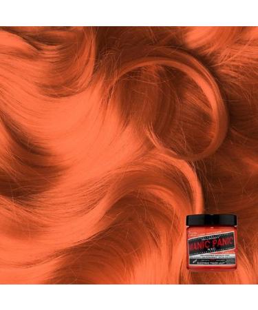 Manic Panic Electric Tiger Lily Orange Hair Dye 4oz - Vegan & Ammonia Free - Semi Permanent Neon Hair Color - Glows Under Black Light - PPD Free - Buy Online on GoSupps.com