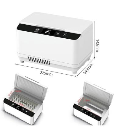 Insulin Refrigerator Mini USB Medical Refrigerator LCD Screen Adjustable 0-18 Car Travel Home 2-Battery Portable Insulin Refrigerator 3battery - Buy Online on GoSupps.com