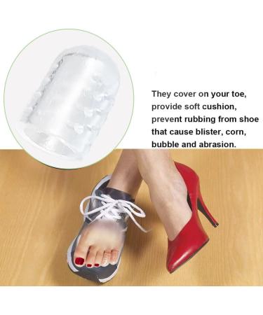 Mcvcoyh 18 Pieces Pinky Toe Caps Breathable Toe Protector Small Toe Cover Sleeves with Holes Provides Relief from Corns Blisters Sores - Buy Online on GoSupps.com