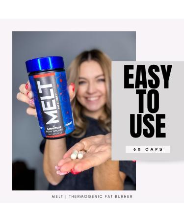 MELT EXT - Extreme Thermogenic Fat Burner - Powerful Weight Loss Aid, Stronger Than Most Diet Pills - True Plateau Destroyer - Lose Weight Fast for Men and Women - Real Results - 60ct - Buy Online on GoSupps.com