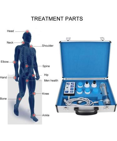 Professional Shock Wave Therapy Device - Electromagnetic ED Treatment Pain Relief & Body Shaping with 7 Massage Heads - Buy Online on GoSupps.com