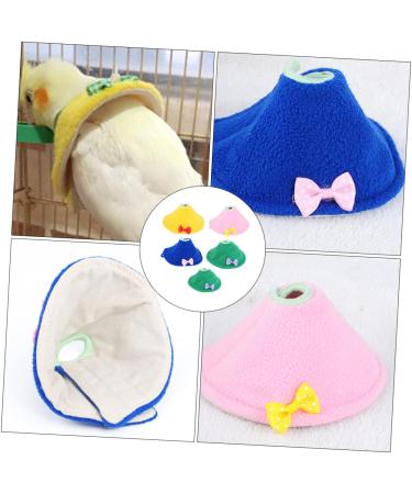 FOMIYES 10 pcs - Pet Cone Recovery Cockatoo Ring Pecking Elizabethan for Adjustable Cockatiel 12x9cmx2pcs Assorted Colorx2pcs - Buy Online on GoSupps.com