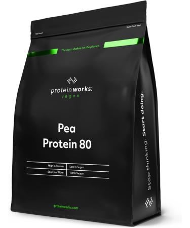Protein Works Chocolate Silk Pea Protein Isolate Powder 500g - Plant-Based, Gluten Free, No Added Sugar - Buy Online on GoSupps.com