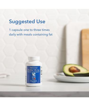 Buy Allergy Research Group Ox Bile 125 mg â€“ 180 Vegicaps for Digestive Health - Buy Online on GoSupps.com