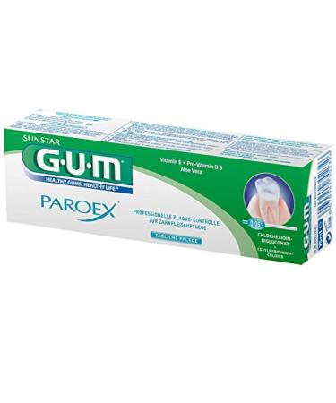 GUM Paroex Gel Toothpaste 0.06% 75ml 6 pack (6x 75ml)