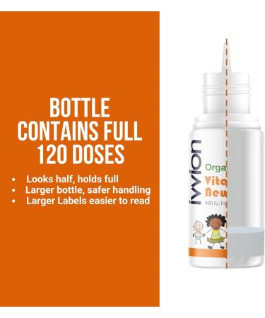 Organic Vegan 400IU Vitamin D3 120 Drops Baby Drop for Infants & Toddlers | USDA Organic Non-GMO Plant-Based No Additives or Preservatives All Natural Made in UK Organic Baby Drops - 400IU - Buy Online on GoSupps.com