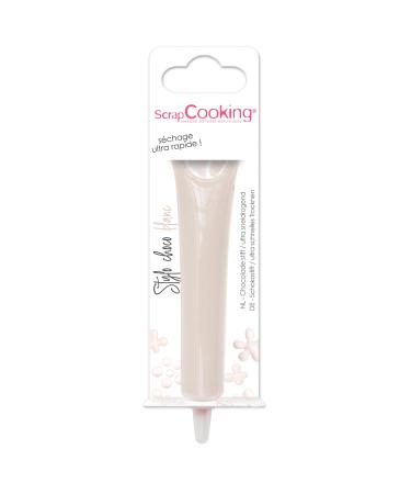 SCRAP COOKING - Stylo Choco Blanc - Crayon Alimentaire P tisserie 25 g - Stylo D coratif Comestible - crire & Dessiner sur Desserts G teaux & Biscuits No l Anniversaire - 6800 white-417 25 g (Lot de 1)
