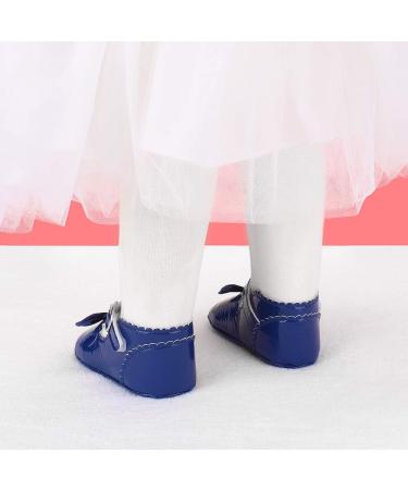 LACOFIA Baby Girls Anti-Slip Mary Jane Princess Party Shoes - Size 3-6 Months (D Blue) - Buy Online on GoSupps.com