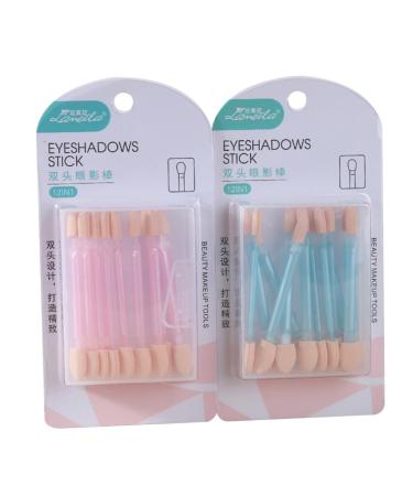 Hemoton 24pcs Eye Shadow Applicator Eyeshadow Brush Kit Makeup Eyeshadow Brush Women Eyeshadow Brush