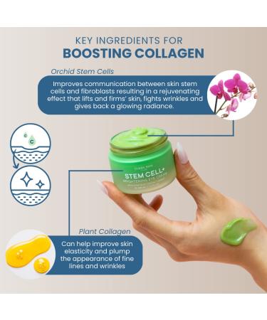 CLEAN SKIN CLUB Brightening+ Stem Cell Eye Cream, Reduces Dark Circles & Puffiness, Fragrance Free, 1.2 fl oz (Pack of 1) - Buy Online on GoSupps.com