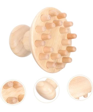 Beaupretty Wooden Massage Comb - Enhance Blood Circulation & Lymphatic Health | Ideal for All Ages & Shampooing - Buy Online on GoSupps.com