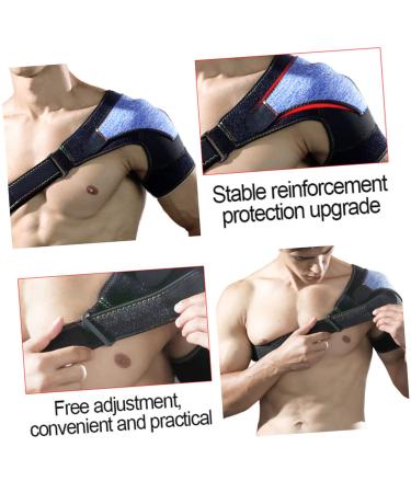 Adjustable Care Shoulder Brace for Labrum Tear Support | Breathable Heated Eye Pads & Comfortable Shoulder Straps - Buy Online on GoSupps.com