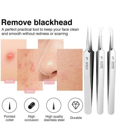 Acne Clip Professional Ultra Fine 5 acne Blackhead Salon Cleansing Acne Needle Clip Skin Deep Beauty Fac Care J9O5 Tweezers Beak Clip - Buy Online on GoSupps.com